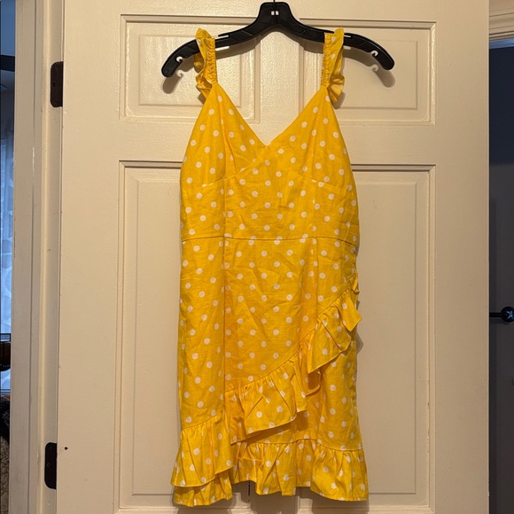 Fate Dresses & Skirts - BNWT Fate yellow polka dot mini dress